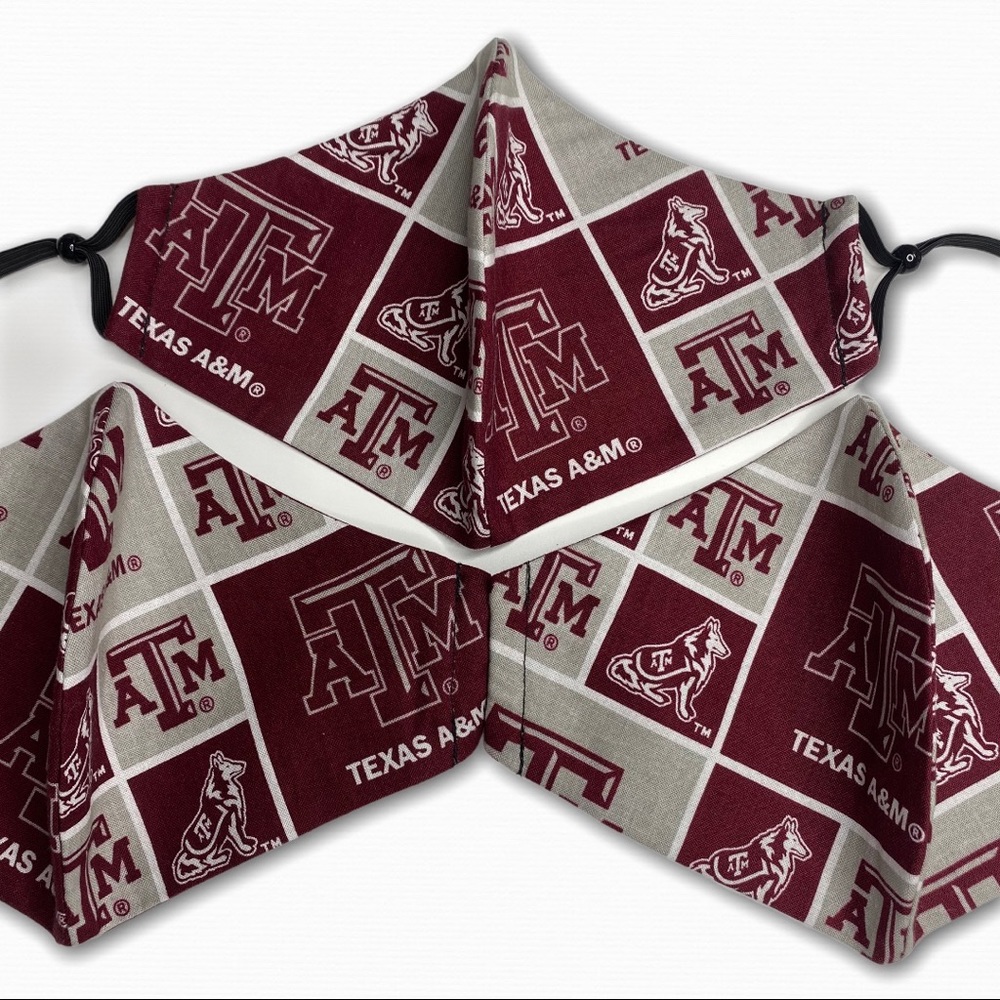 Texas A&M Face Mask With Adjustable Straps